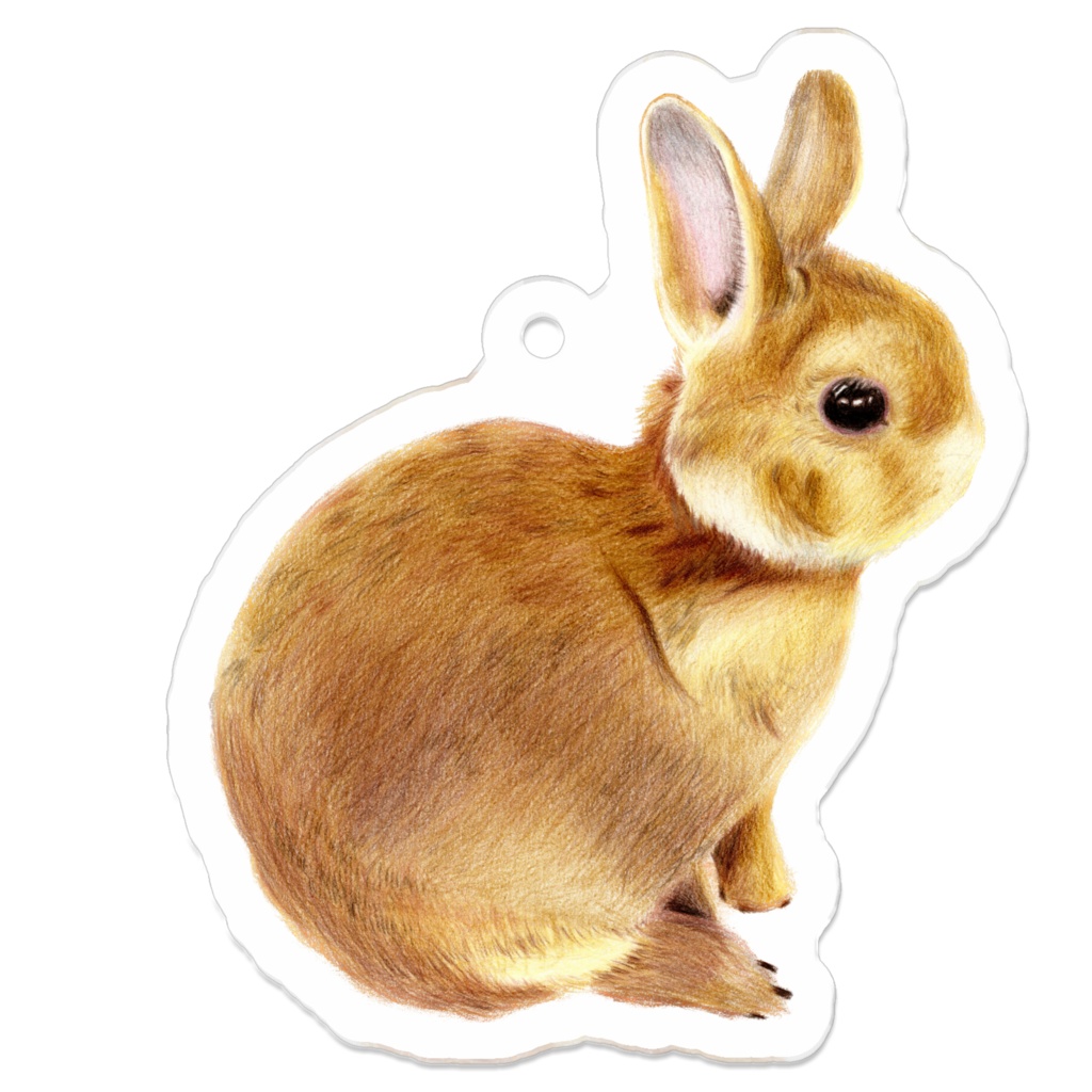 うさぎさん アクリルキーホルダー D