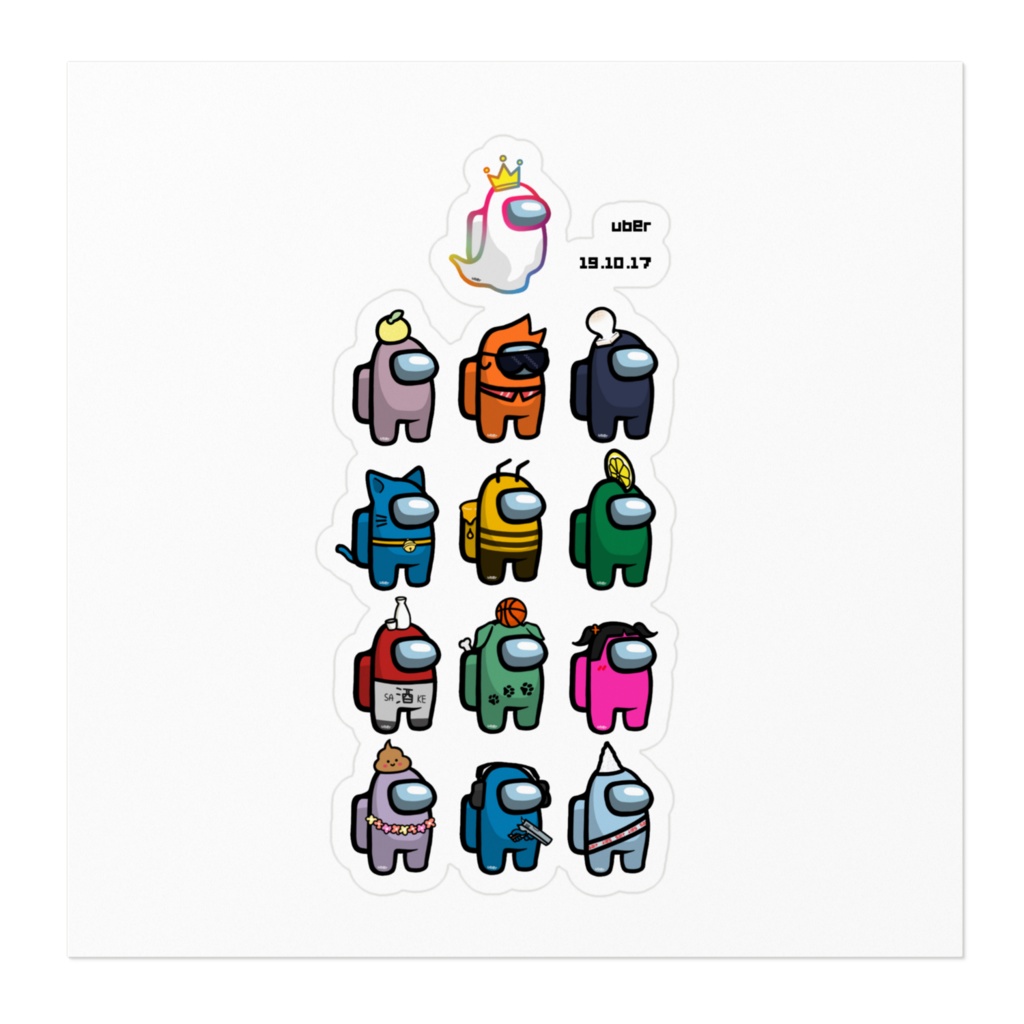 uber ステッカー