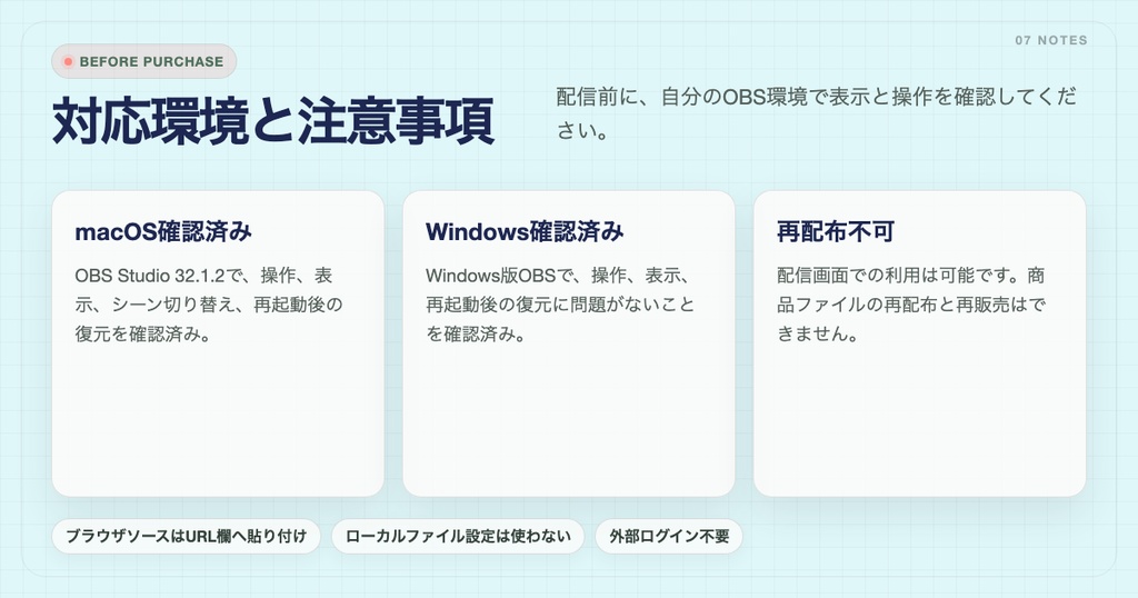 【OBS配信ツール】配信進行HUD Pop & Colorful Edition|かわいいHUD、タイマー、コーナー表示|VTuber、雑談・歌枠向け