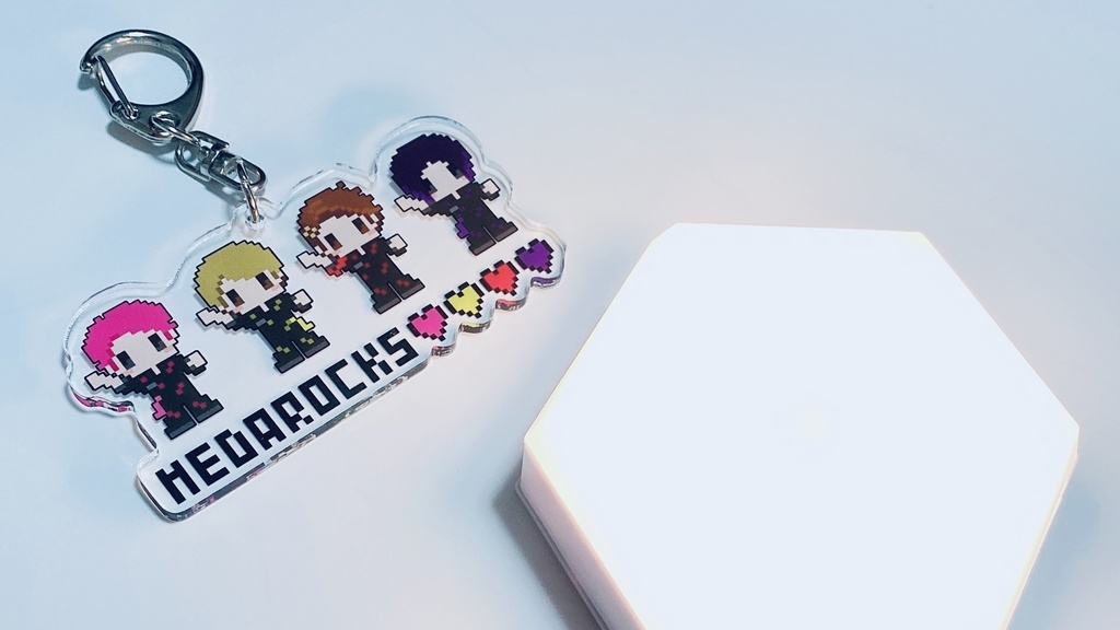 MEDAROCKS ドット絵アクリルキーホルダー