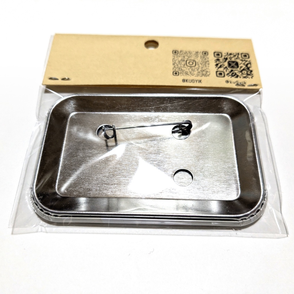 おさかな缶バッジ(鰤/金魚)