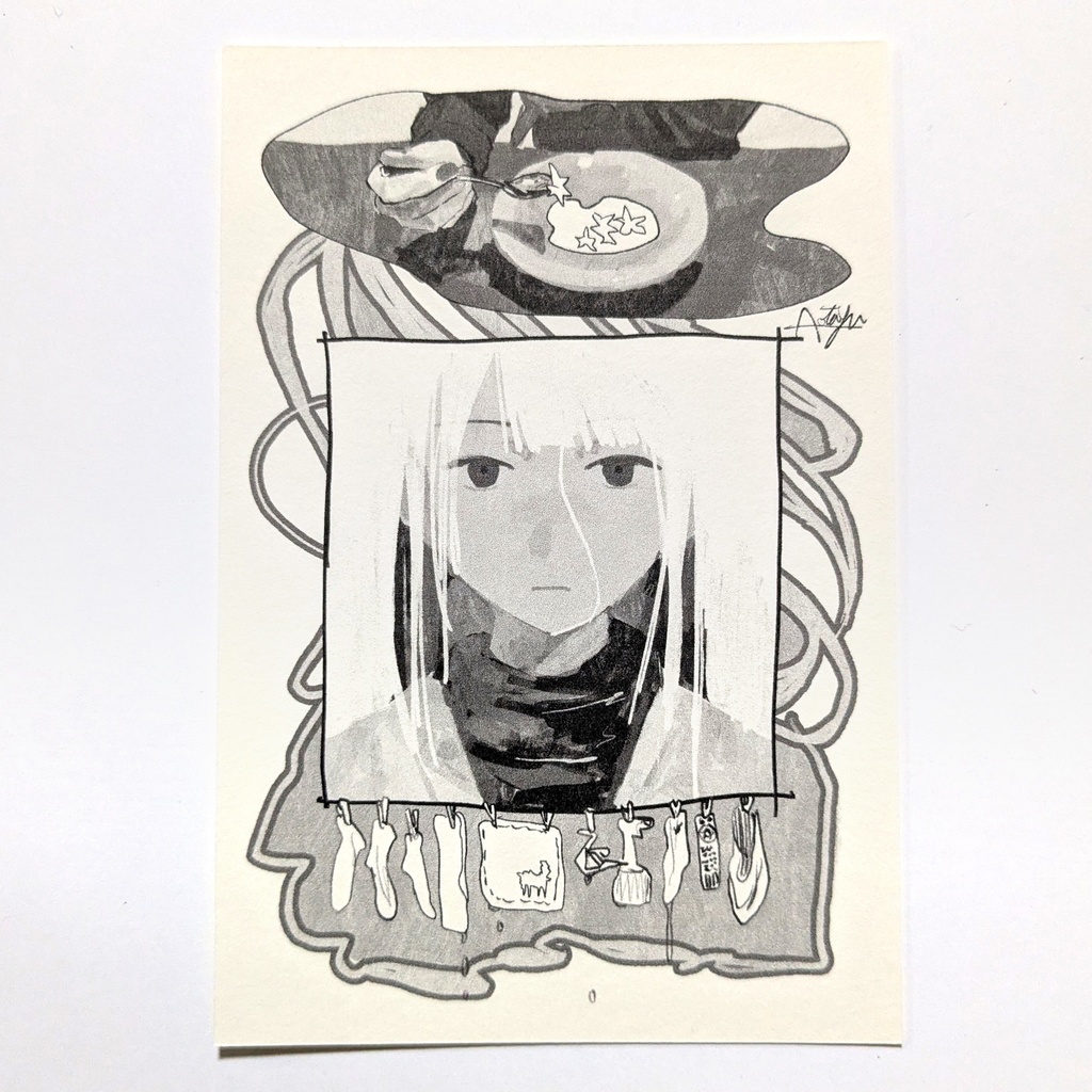 モノクロポストカード