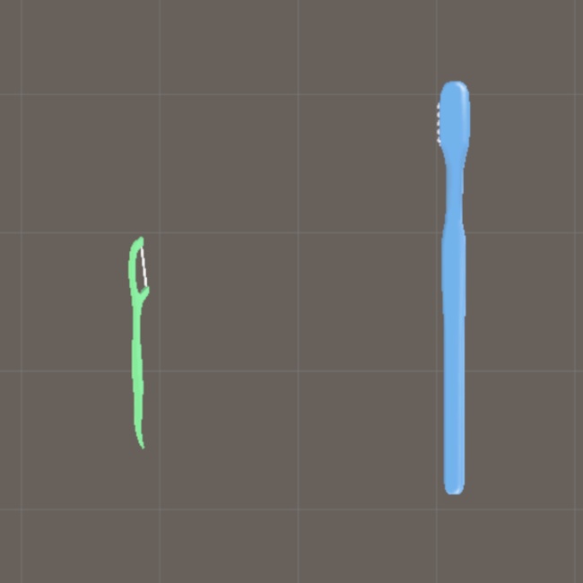 【3Dモデル】歯ブラシと糸ようじ【VRChat】#Marie_Merry