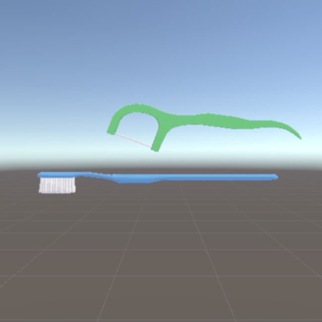 【3Dモデル】歯ブラシと糸ようじ【VRChat】#Marie_Merry