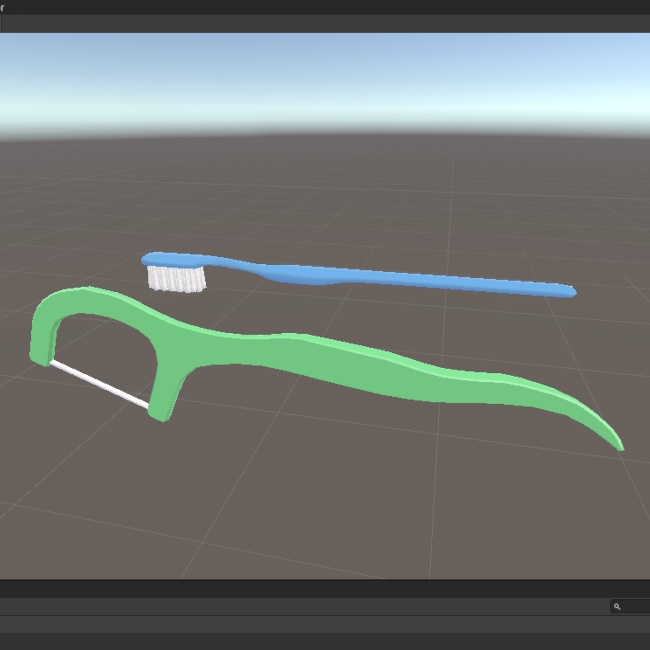 【3Dモデル】歯ブラシと糸ようじ【VRChat】#Marie_Merry