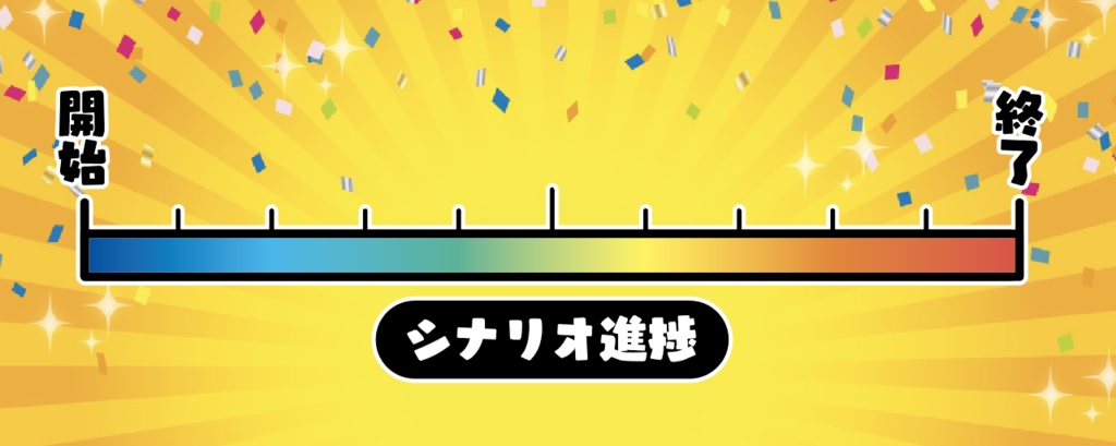 【TRPGシナリオ用】進捗表素材