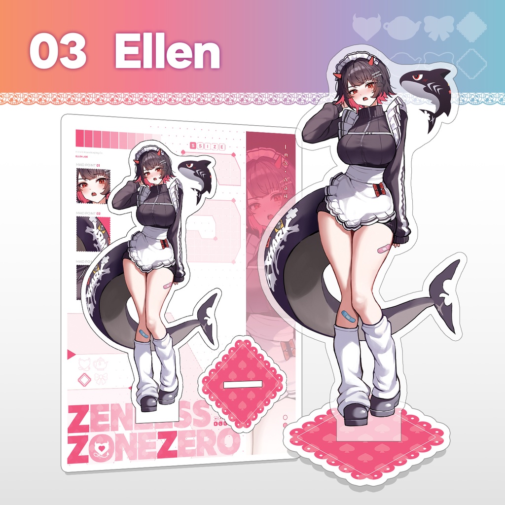 ゼンゼロ/ メイド ホログラムアクリルスタンド Acrylic stand