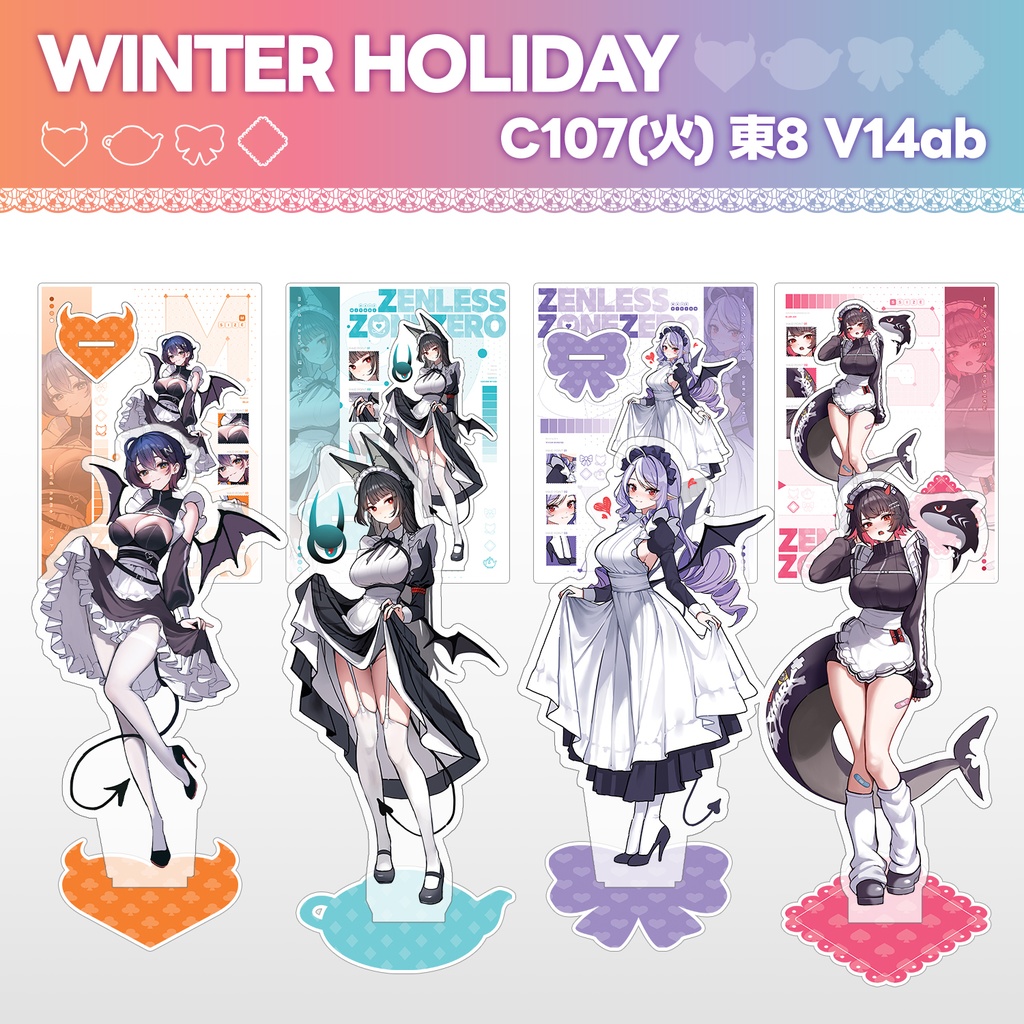 ゼンゼロ/ メイド ホログラムアクリルスタンド Acrylic stand