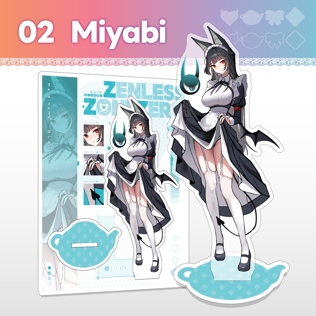 ゼンゼロ/ メイド ホログラムアクリルスタンド Acrylic stand