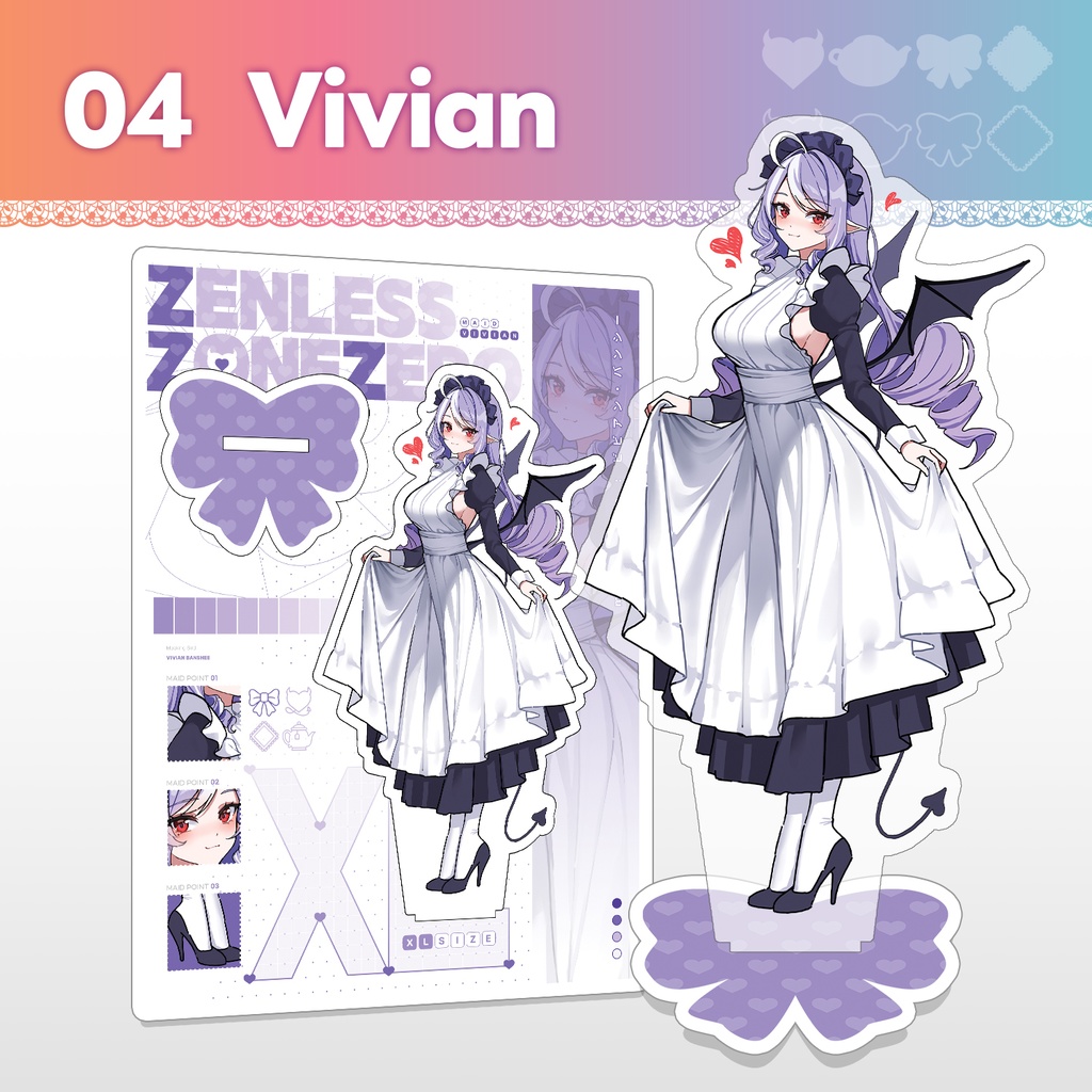 ゼンゼロ/ メイド ホログラムアクリルスタンド Acrylic stand