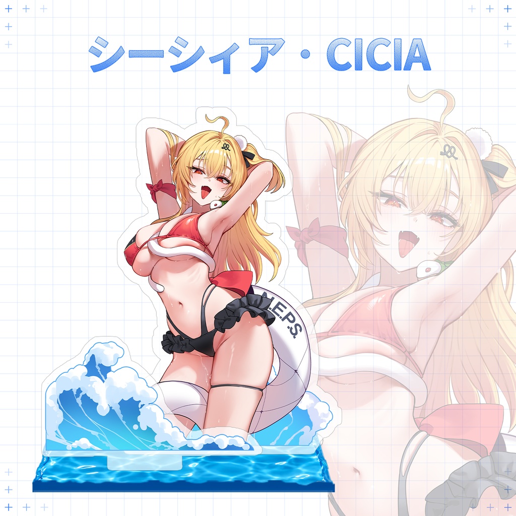 c108 zzzero ビキニアクリルスタンド