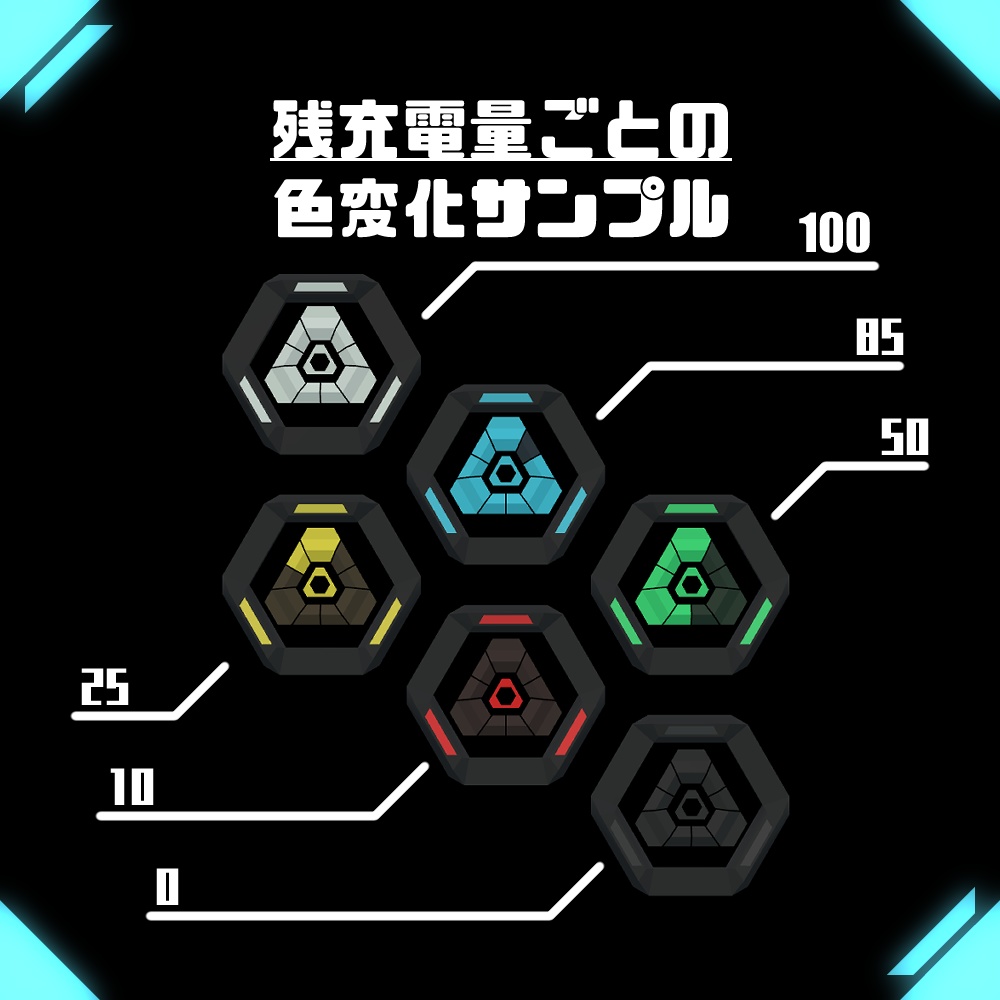 【トラッカー充電残量表示】TrackerBatteryDisplay【要XSOverlay】