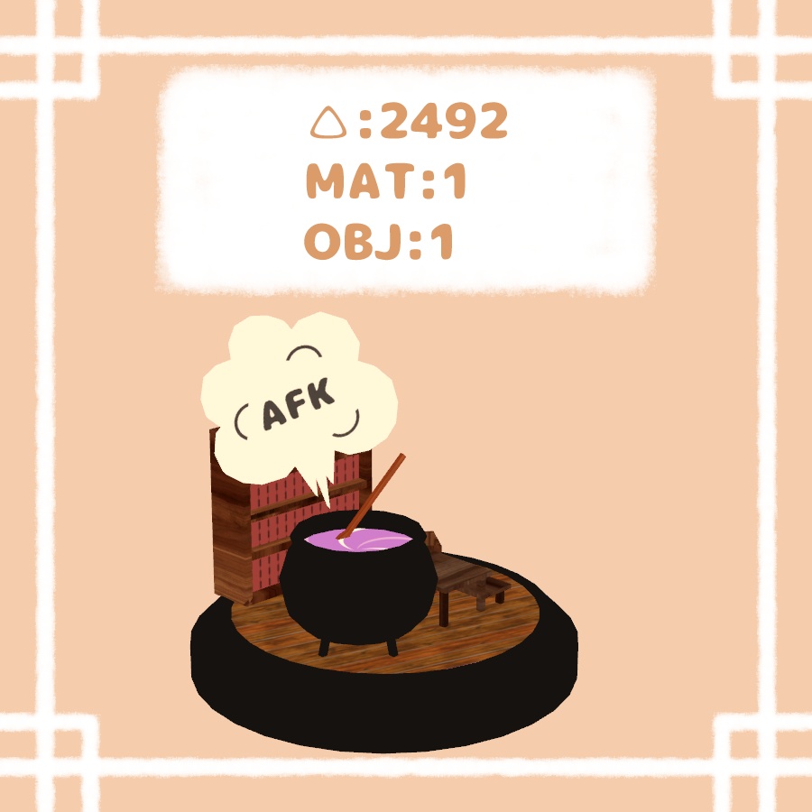 フィギュア風AFKポーズ【USA想定】