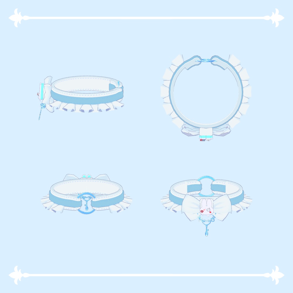 不思議の国のアリス風チョーカー