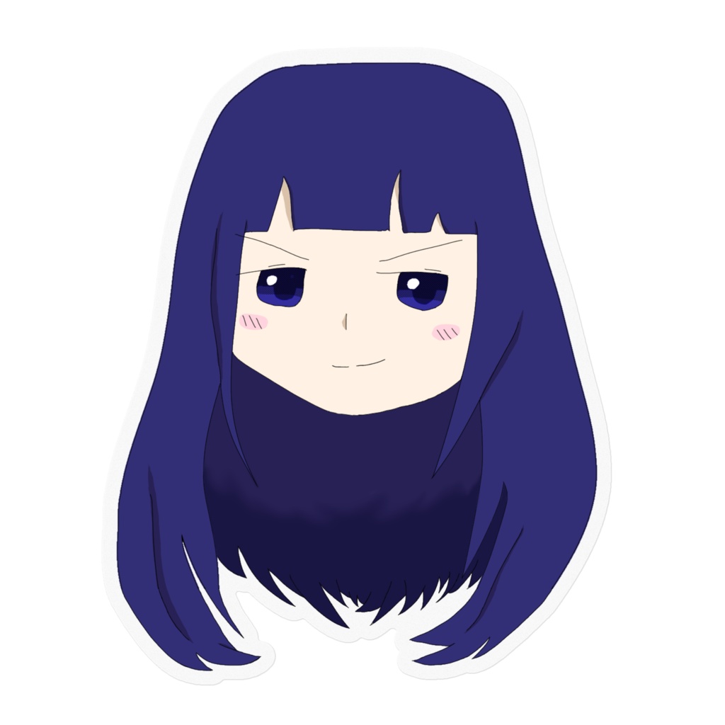 杜簾ステッカー