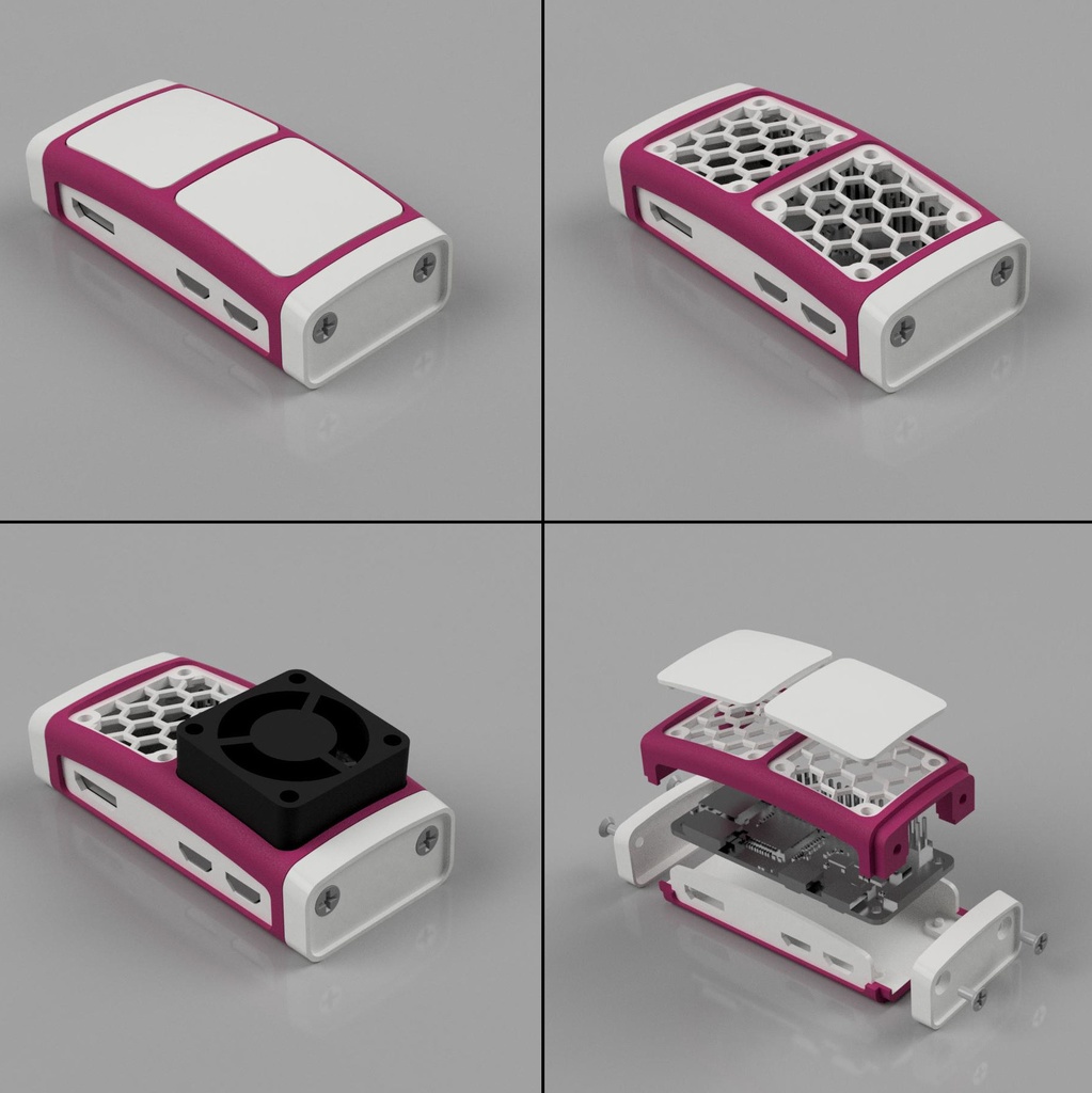 raspberry pi zero用のちょっと凝ったケース