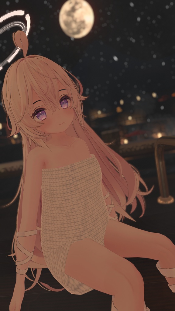 ソラハちゃん用バスタオル水着セット（外せるギミック付き）モジュラアバター対応版有り