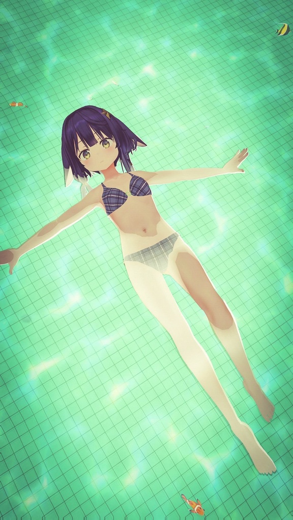 SOA専用胸がPBで揺れる!水着!(外せるギミック付き)