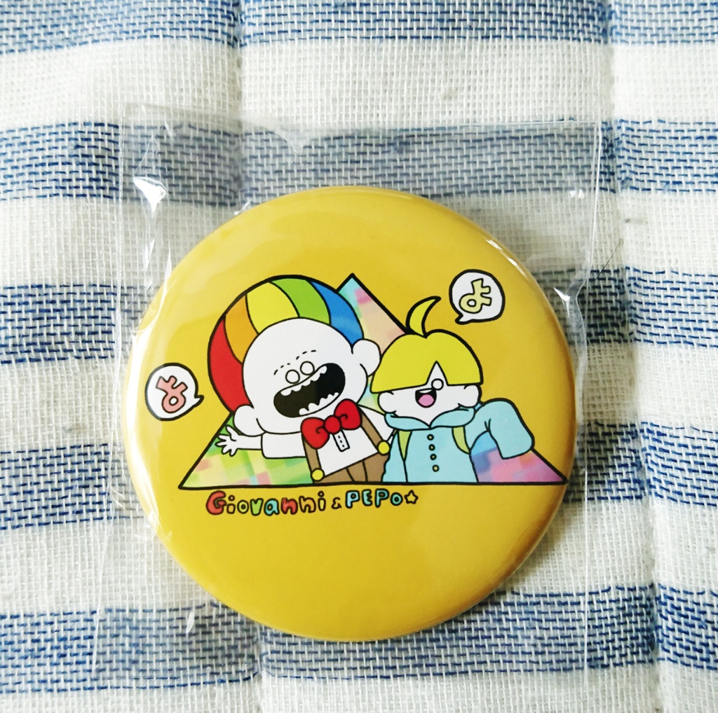 ジョバンニくん缶バッジ