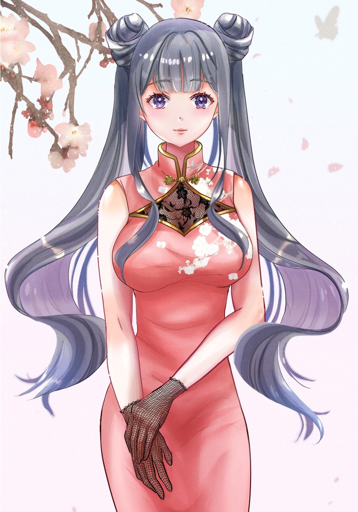 「CHEER UP」手描きの色紙 一点もの