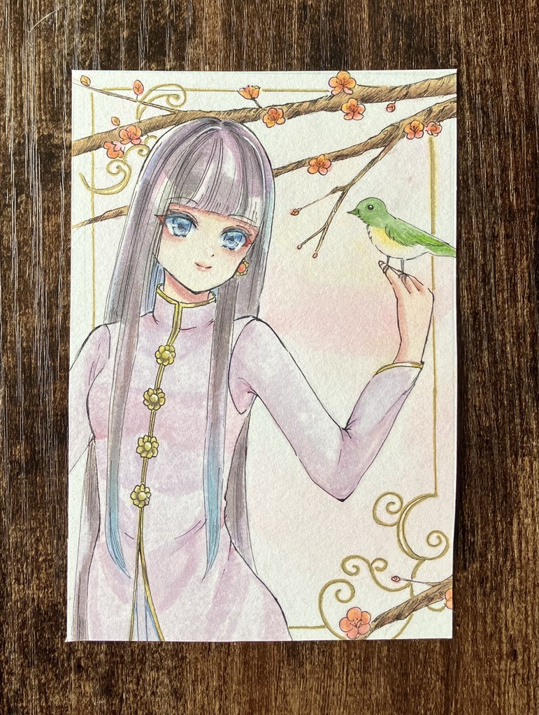 透明水彩原画 原画販売 手描きイラスト販売