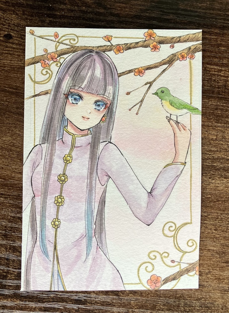 透明水彩原画 原画販売 手描きイラスト販売
