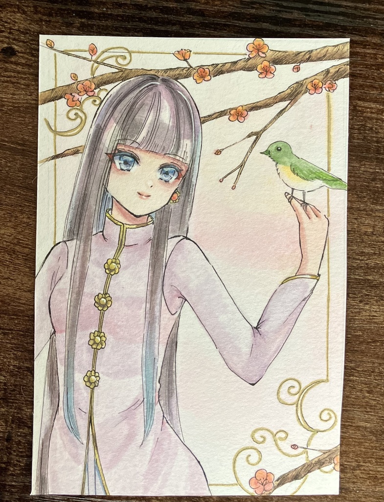 透明水彩原画 原画販売 手描きイラスト販売