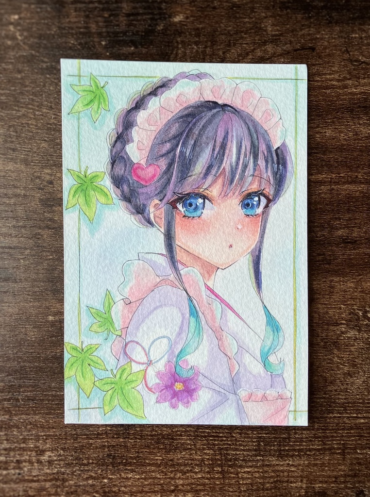 原画販売 透明水彩イラスト透明水彩原画