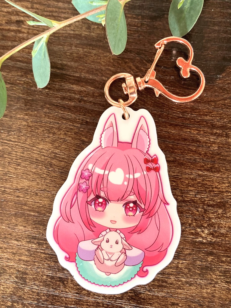 うさぎちゃん アクキー うさぎちゃんお座り 創作グッズ オリジナルグッズ