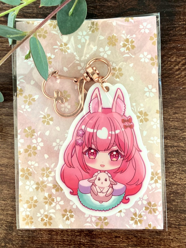 うさぎちゃん アクキー うさぎちゃんお座り 創作グッズ オリジナルグッズ
