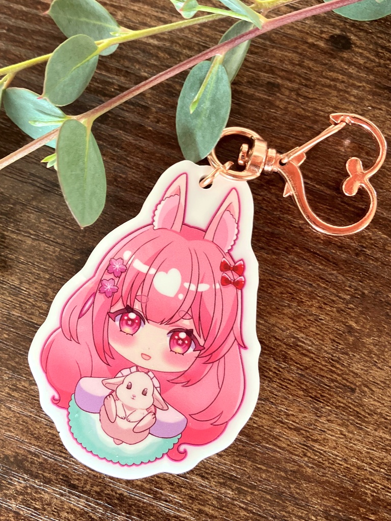 うさぎちゃん アクキー うさぎちゃんお座り 創作グッズ オリジナルグッズ