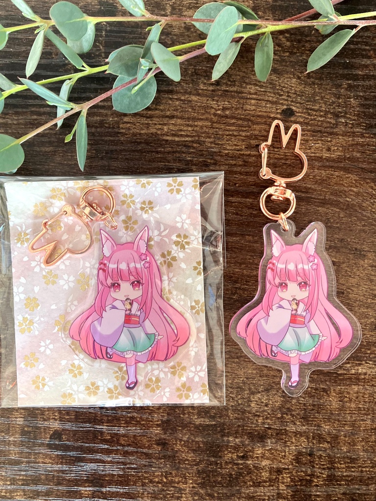うさぎちゃんアクキー オリジナルアクキー うさ耳ちゃん全身
