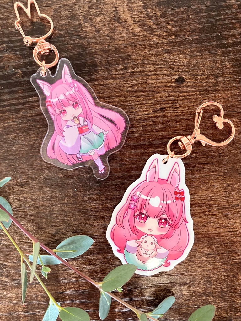 うさぎちゃんアクキー オリジナルアクキー うさ耳ちゃん全身