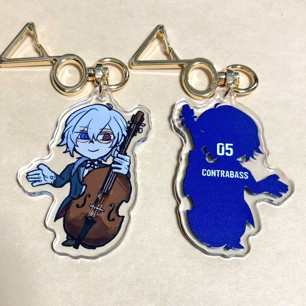 アクリルキーホルダー 紳士楽団