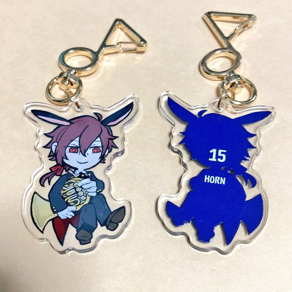 アクリルキーホルダー 紳士楽団