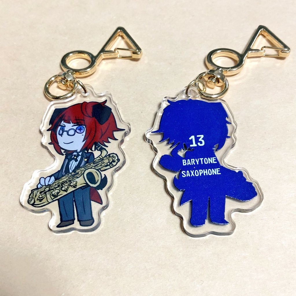 アクリルキーホルダー 紳士楽団