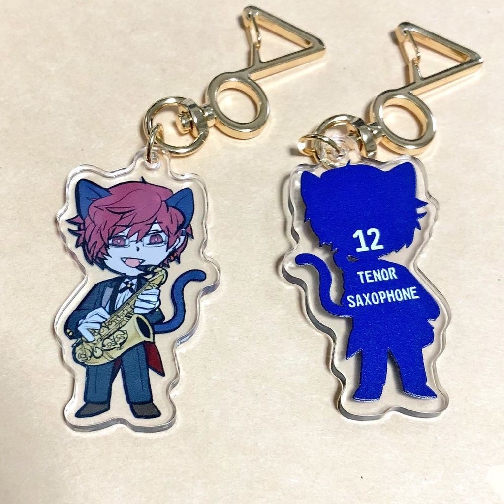 アクリルキーホルダー 紳士楽団