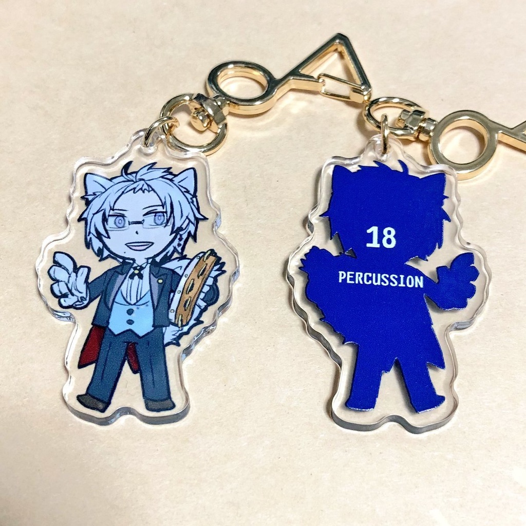 アクリルキーホルダー 紳士楽団