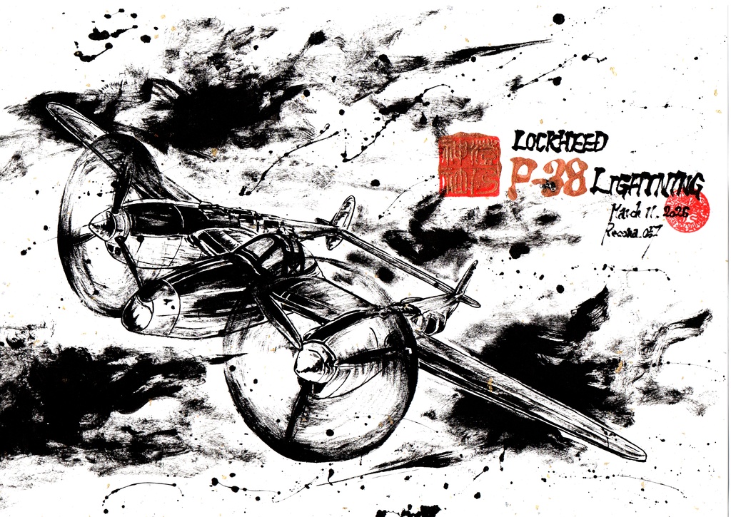 LOCKHEED P-38 LIGHTNING / Standard SUMIE style
