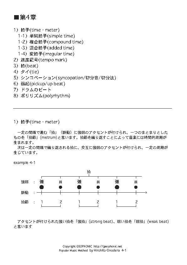 Popular Music Method 第4章 Geophonic Booth