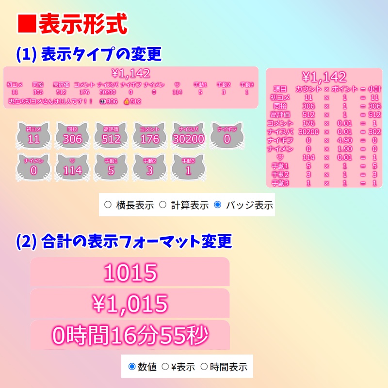 【有料280円】YouTubeスコア2.0(わんコメテンプレート)