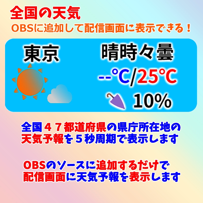 【有料250円】全国の天気