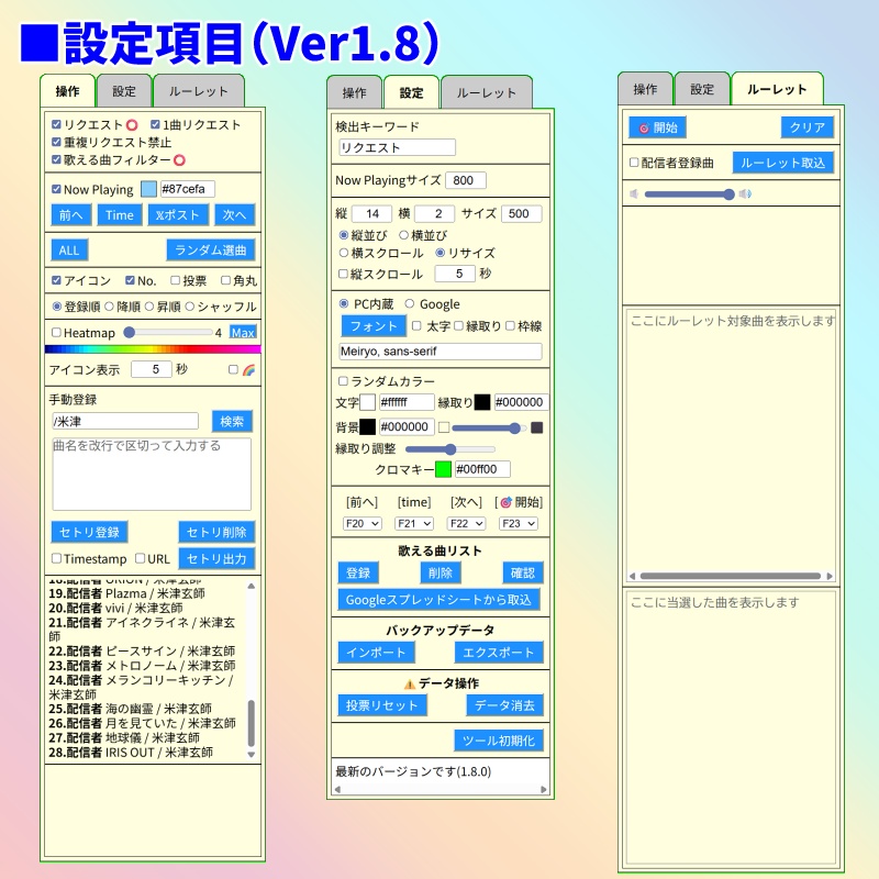 【有料500円】みんなでセットリスト(わんコメテンプレート)