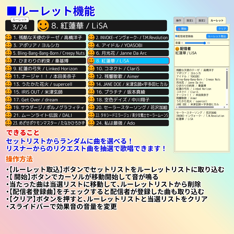 【期間限定280円】みんなでセットリスト2.0(わんコメテンプレート)