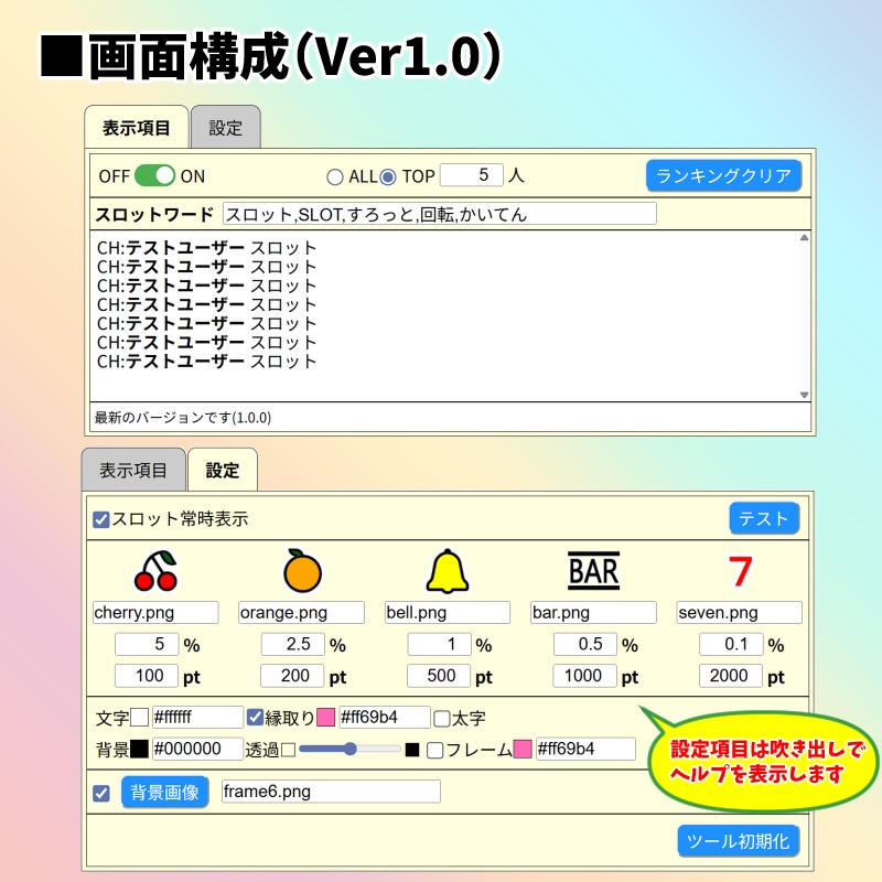【有料280円】みんなでスロット(わんコメテンプレート)