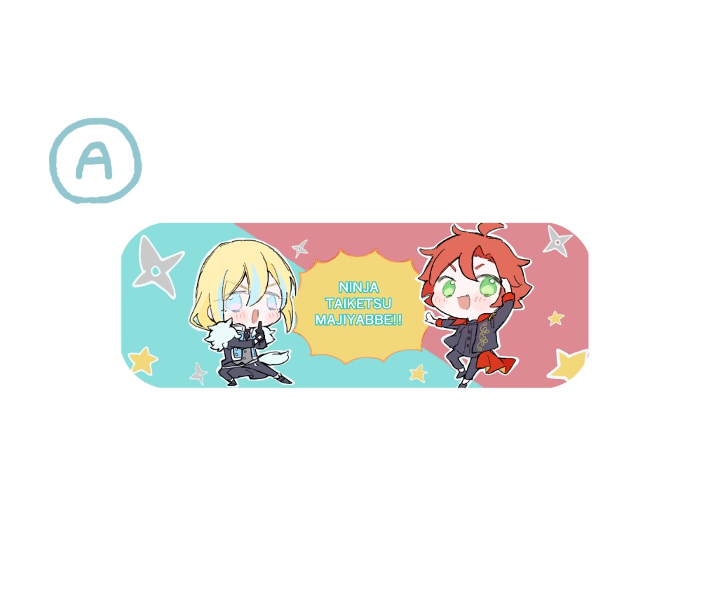 よこなが缶バッジ