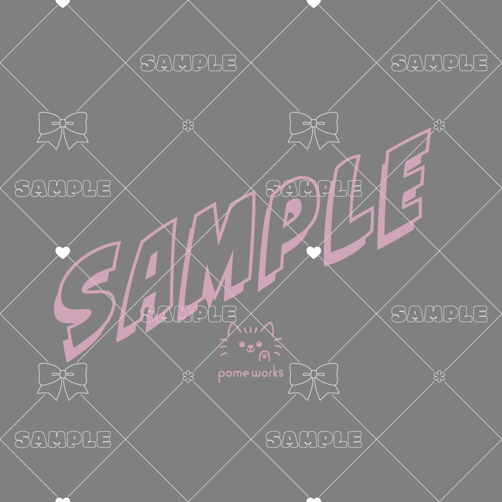 ★無料配布【350ppi】SAMPLE ウォーターマーク 透かし パターン02