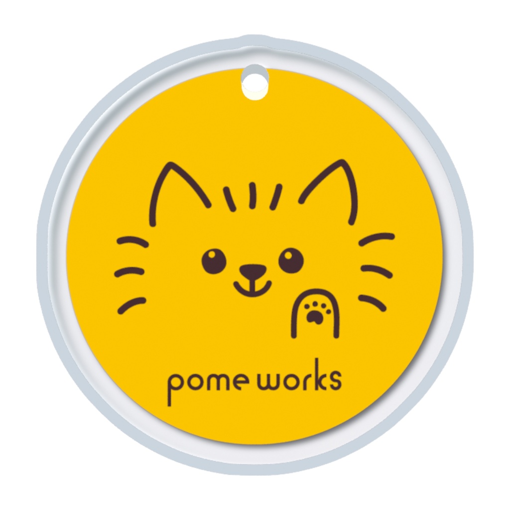 pomeworks ロゴ めじるしチャーム