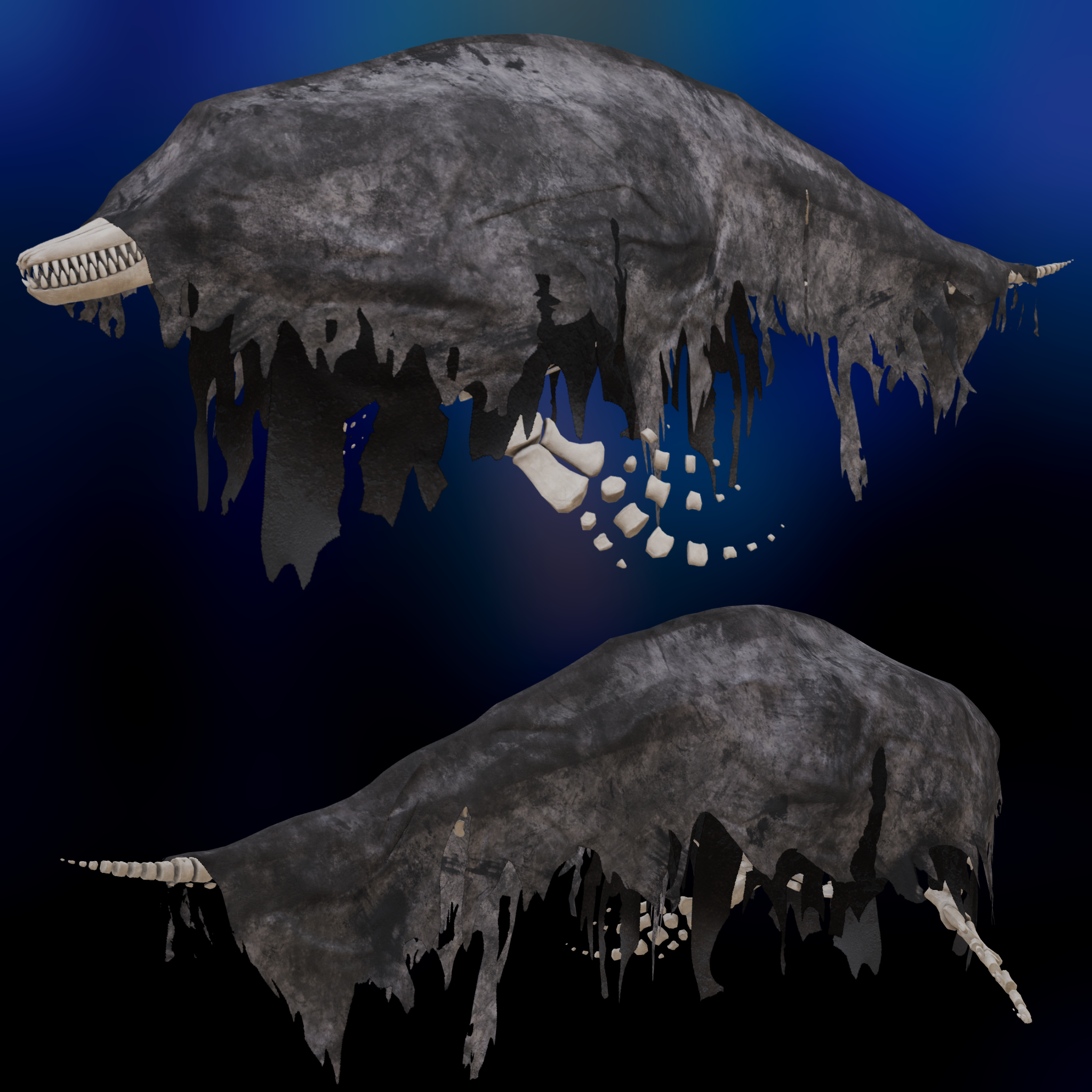 VRChat想定3Dアバター『シャチの骨格-Orca Bone-』 - Huyumusi's Creations - BOOTH