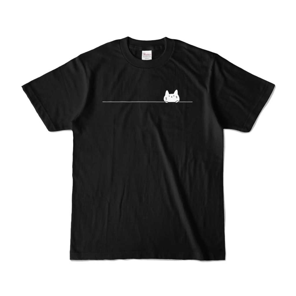 しろいねこTシャツ